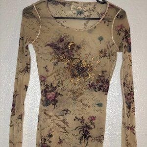 *Rare* FUZZI Mesh Long Sleeve